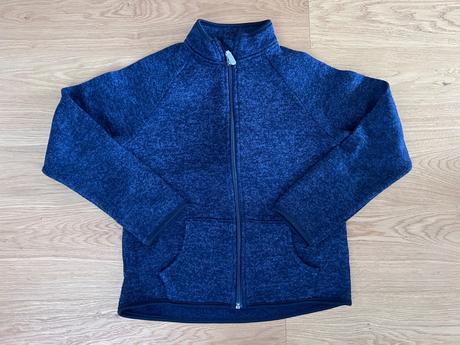 Chlapčenská mikina zo pleteného flísu, tchibo,146