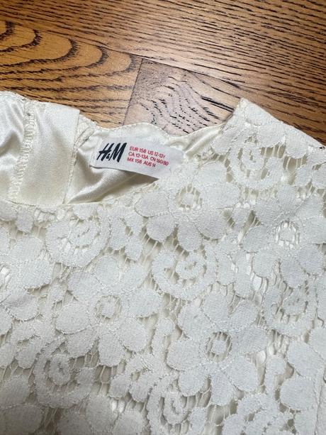 Krajkove saty, h&m,146