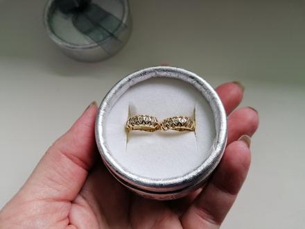 Pozlatené náušnice, 