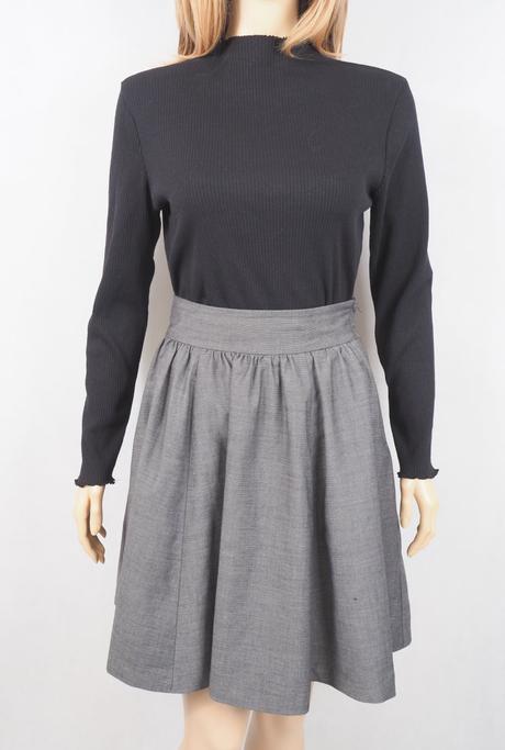 Čierne úpletový top, 42