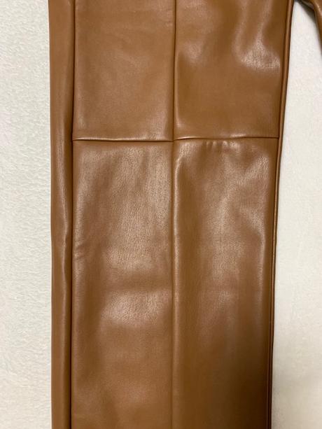 Nohavice koňakovej farby z eko-kože zn. orsay, orsay,38 / 40