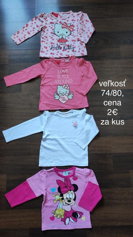 Tričká dlhý rukáv, 80