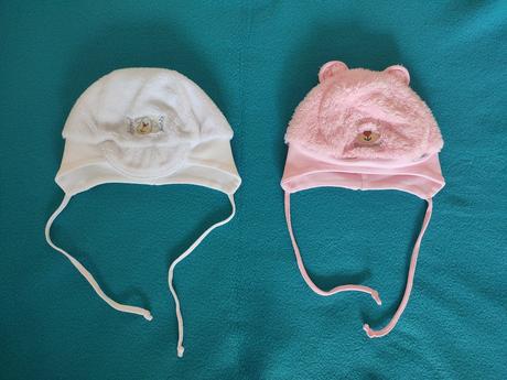 2x zimná čiapka, richelieu,74