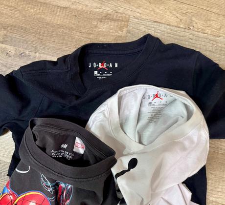 2 x tričká s dlhým rukávom, air jordan,116