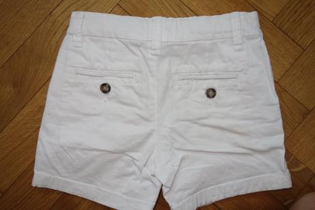 Biele šortky 3-4 roky, 104