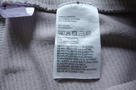 Rebrované legíny h&m divided, h&m,s