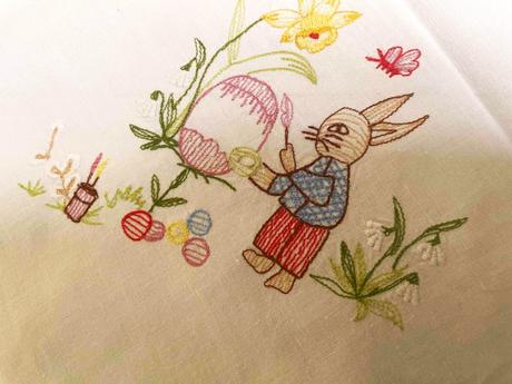 Starý veľkonočný obrus,