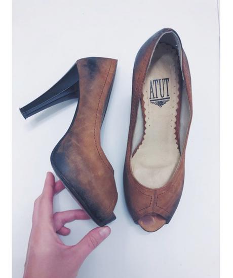 Lodičky pravá koža, 36