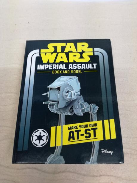 Star wars imperial assault at-st book+model nsu19, 