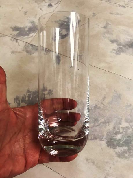 Pohár bohemia crystal s hrubým dnom, 