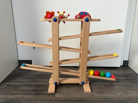 Drevena montessori draha z bukoveho dreva, 