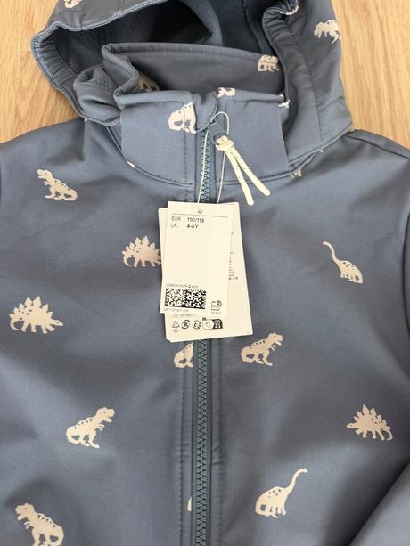 Softshelova bunda s postovnym, h&m,110 / 116