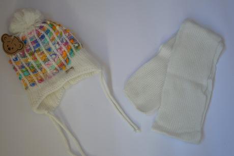 Súprava čiapka so šálom pre detičky, 74 - 158