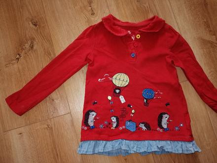 Červené tričko s ježkami, tu,92