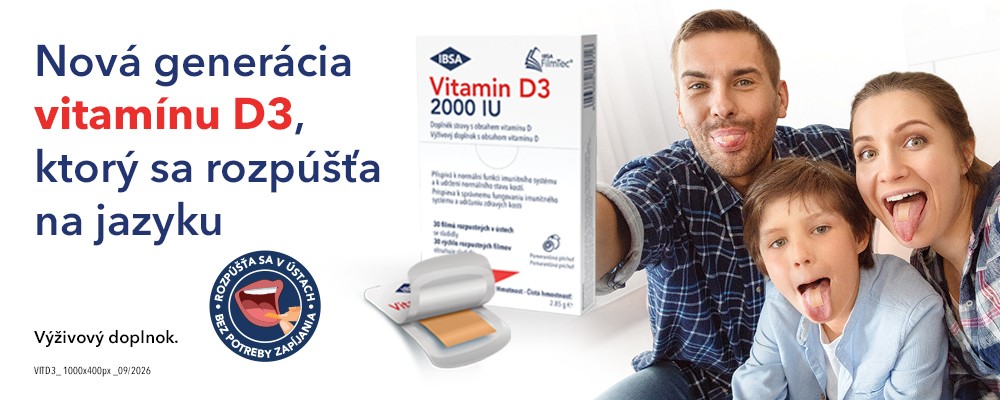 IBSA Vitamin D3 2000 IU: vitamín D vo filme, ktorý sa rozpustí na jazyku
