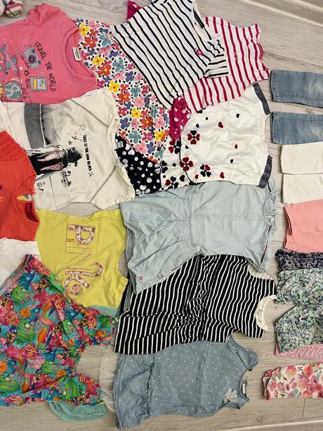 Mix značkového letného oblečenia dievča 104, 104–116