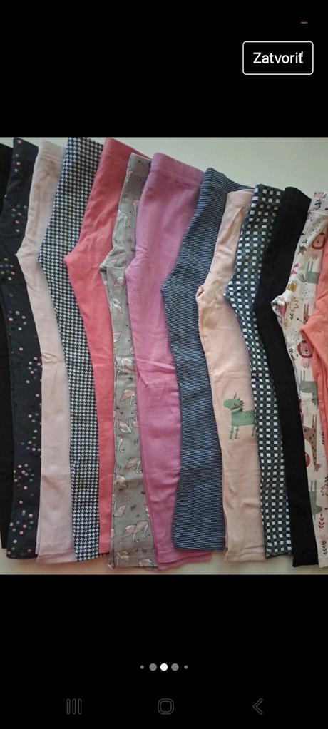 Legíny 17ks 6/7 rokov, h&m,122