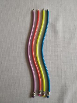 Gumené ceruzky 4 ks, 