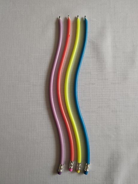 Gumené ceruzky 4 ks, 