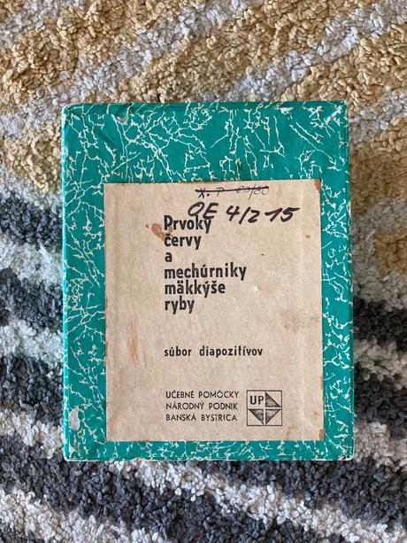 Súbor diapozitívov prírodopis 61ks,