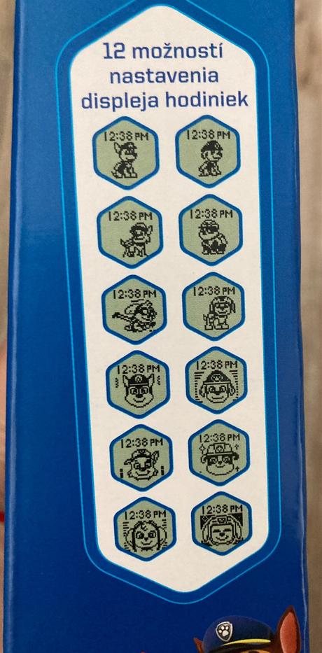 Detské hovoriace hodinky -chase,ako nové,