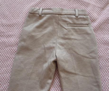 Béžové/krémové nohavice, zara, 110, zara,110