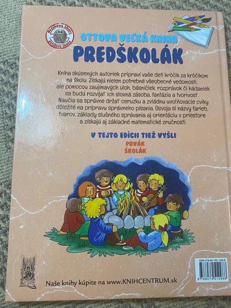Ottova veľká kniha predškolák pre deti 4 a 6 rokov,