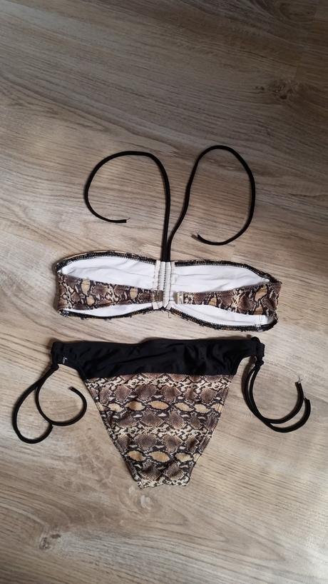 Plavky s hadim vzorom, s