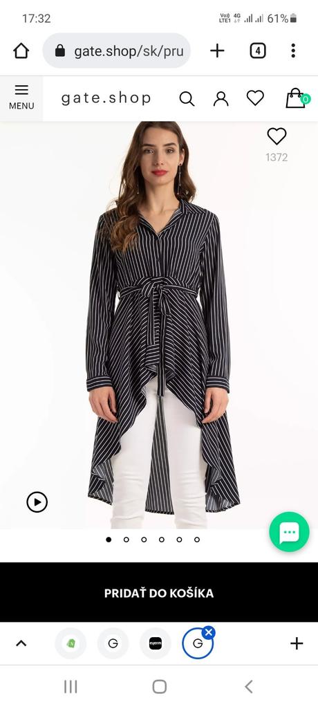 Nova,nenosena zaujimava dlha kosela xs/s, s