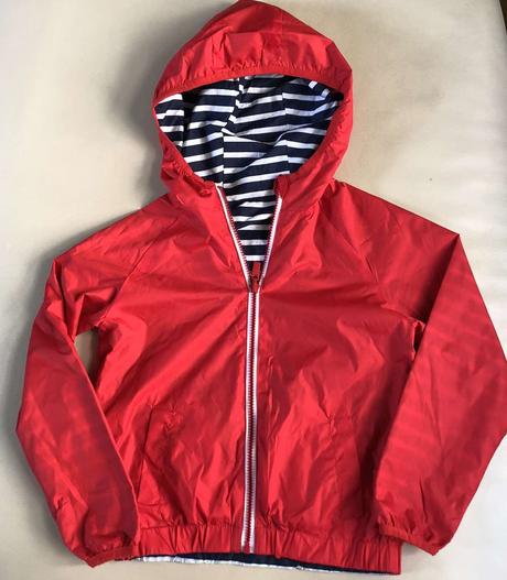 122/128 obojstranna prechodna bunda,7-8 r., 128