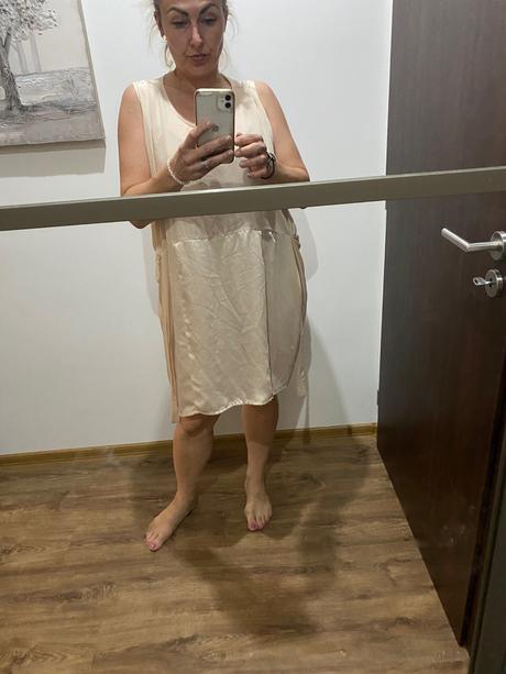 Satenove šaty h&m, h&m,36