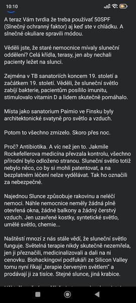 Slnečné svetlo ako všeliek