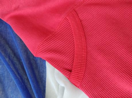 Červená mikina s vreckami, m