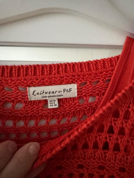 Hačkovany svetrik+top, f&f,38