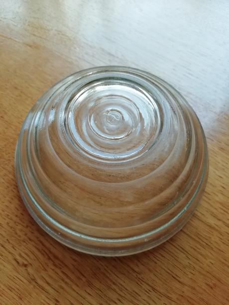 Sklenené kompotové misky,