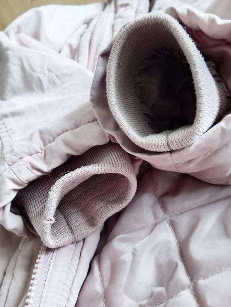 Jemná tepla ružová bunda/vetrovka, c&a,40