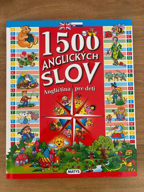 Kniha 1500 anglických slov,