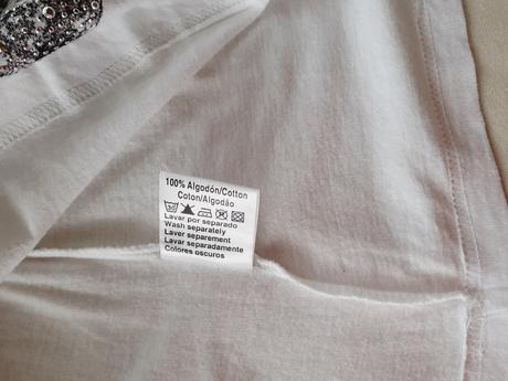Elegantný biely top, veľkosť m-l, m / s