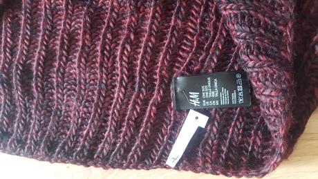 Pánský šál bordový, h&m