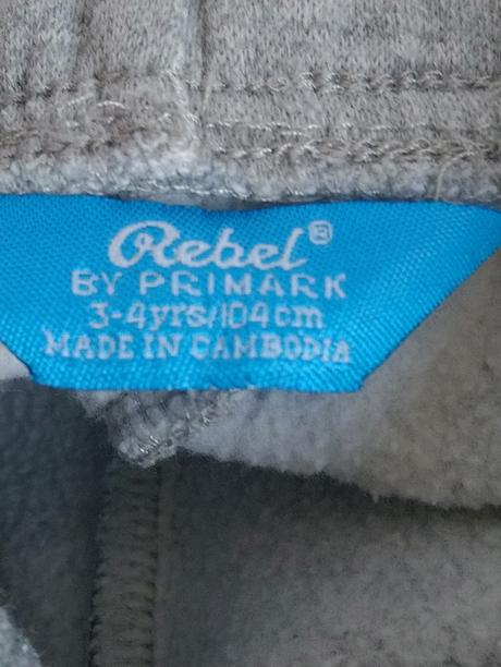 Detské sivé tepláky, rebel, 98-104 cm, rebel,104