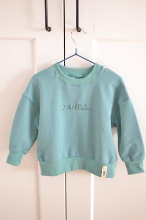 Zelená mikina daniel 86/92, 86 / 92