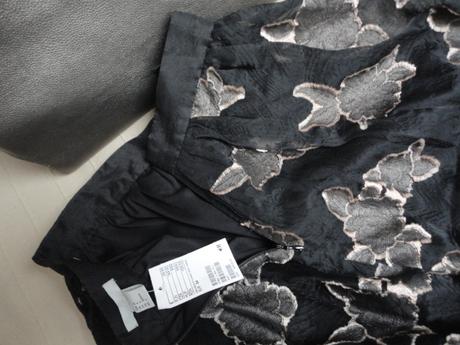 Dámska žakárová midi sukňa vel. xs, h&m,34