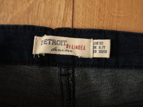 Dievčenské elastické rifle lindex 122 (6-7 r.), lindex,122