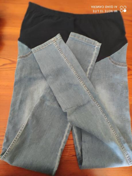 Tehotenské rifle a tepláky m/l, l