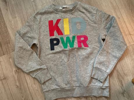Mikina kid power 8-10 rokov, h&m,140