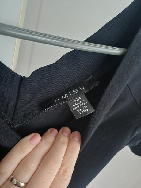 Čierne elegantné šaty, amisu,xs