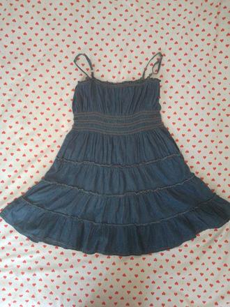 Šaty riflové jemné 128-134, 134