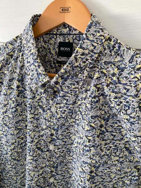 Hugo boss l, slim fit košeľa,, hugo boss,l