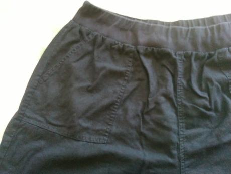 Dámske ľanové čierne trištvťáky, yours, xxxl