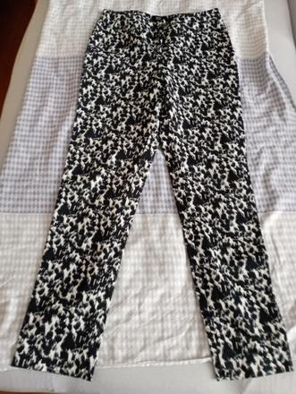 Čiernobiele letné nohavice, f&f,s